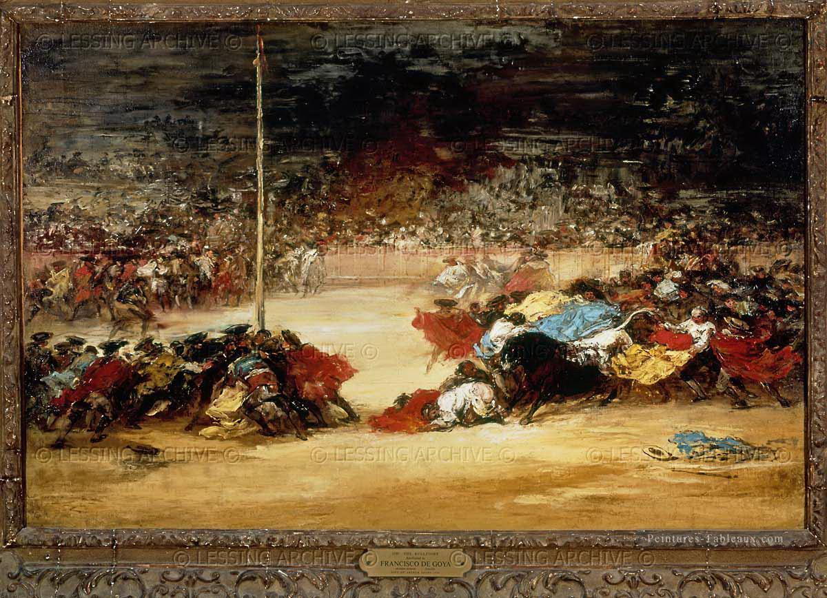 Corrida Francisco de Goya Peintures à l'huile